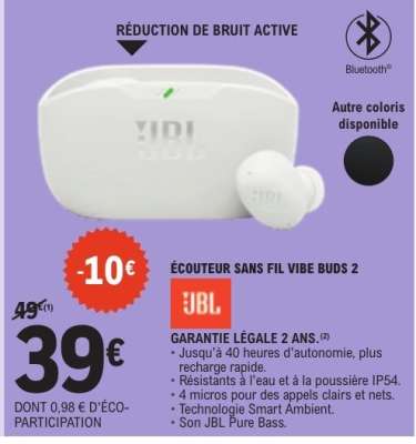 ÉCOUTEUR SANS FIL VIBE BUDS 2