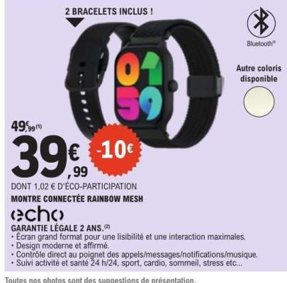 Montre Connectée Rainbow Mesh