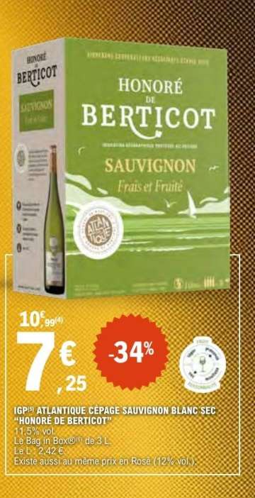 HONORÉ DE BERTICOT SAUVIGNON