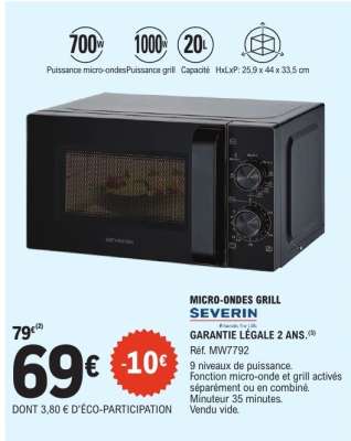 Micro-ondes grill Severin