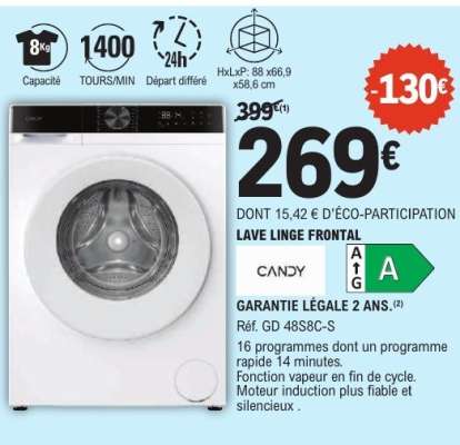 LAVE LINGE FRONTAL