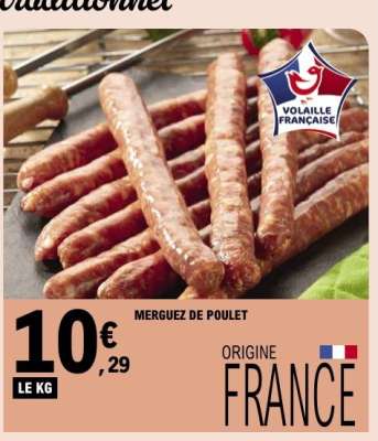 Merguez de Poulet