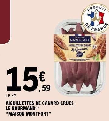 AIGUILLETTES DE CANARD CRUES LE GOURMAND