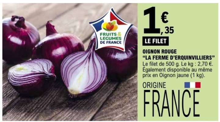 OIGNON ROUGE “LA FERME D’ERQUINVILLIERS”