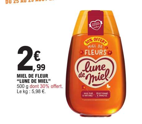 MIEL de FLEUR “LUNE DE MIEL”