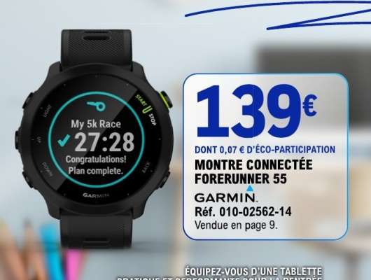 MONTRE CONNECTÉE FORERUNNER 55