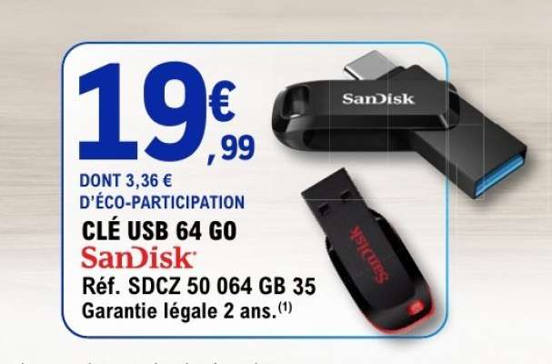 CLÉ USB 64 GO SanDisk
