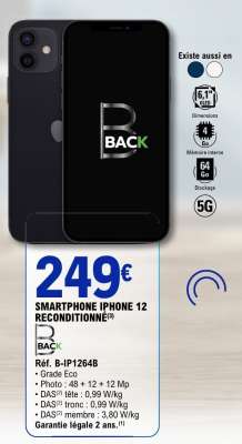 SMARTPHONE IPHONE 12 RECONDITIONNÉ