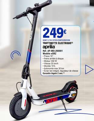 TROTTINETTE ÉLECTRIQUE aprilia