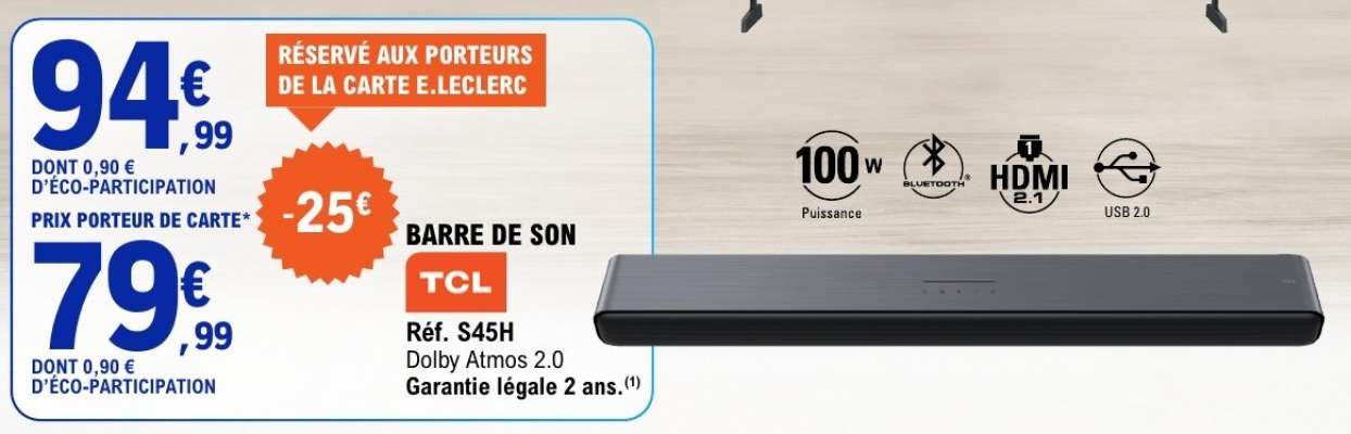 BARRE DE SON TCL