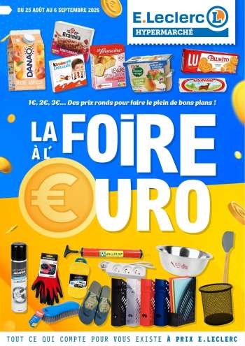 Catalogue E.Leclerc - 25/08/2026 - 06/09/2026.