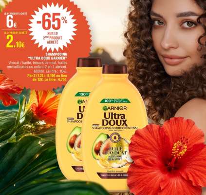 SHAMPOOING “ULTRA DOUX GARNIER”