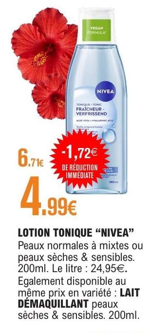 LOTION TONIQUE “NIVEA”