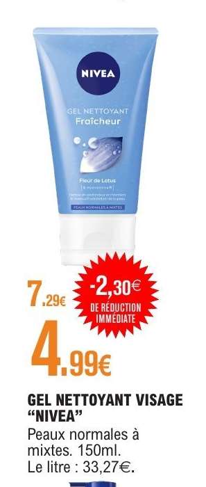 GEL NETTOYANT VISAGE “NIVEA”
