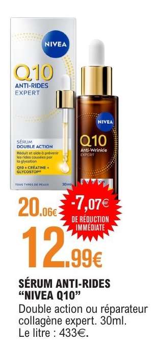 SÉRUM ANTI-RIDES “NIVEA Q10”
