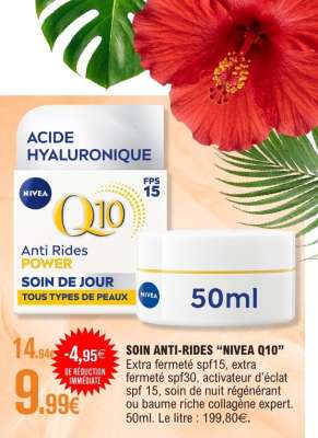 SOIN ANTI-RIDES “NIVEA Q10”