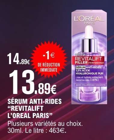 SÉRUM ANTI-RIDES REVITALIFT L'ORÉAL PARIS