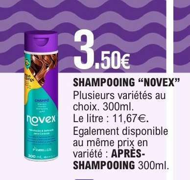 SHAMPOOING "NOVEX"