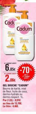 Gel Douche Cadum
