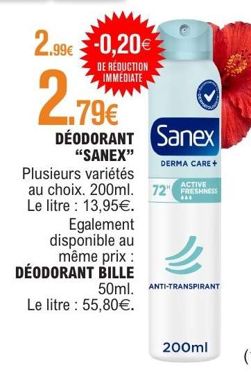 DÉODORANT SANEX