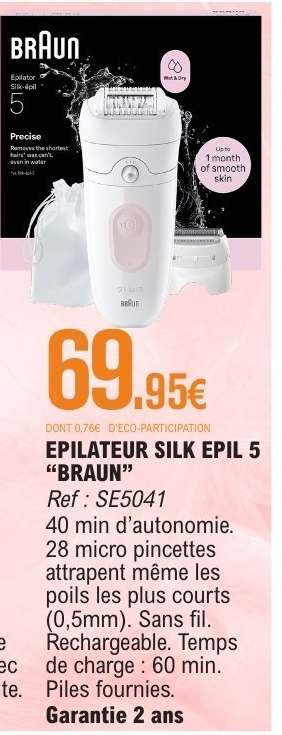 EPILATEUR SILK EPIL 5 "BRAUN"