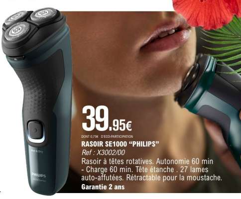 RASOIR SE1000 "PHILIPS"