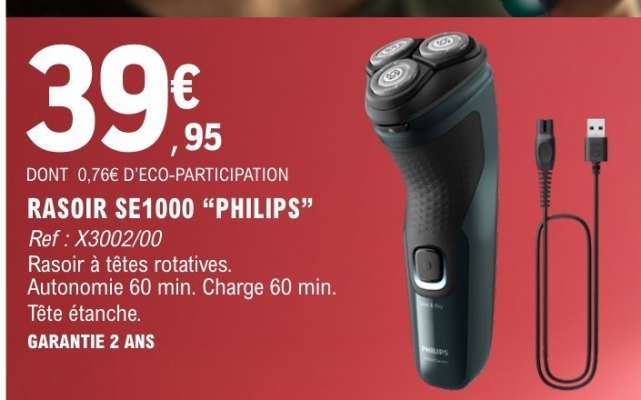 RASOIR SE1000 "PHILIPS"
