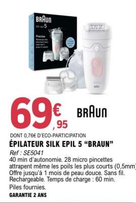 EPILATEUR SILK EPIL 5 "BRAUN"