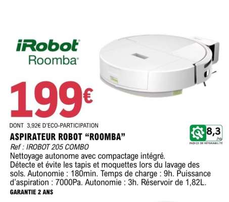 ASPIRATEUR ROBOT ROOMBA