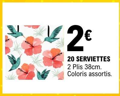 20 Serviettes