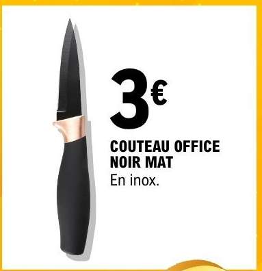 COUTEAU OFFICE NOIR MAT