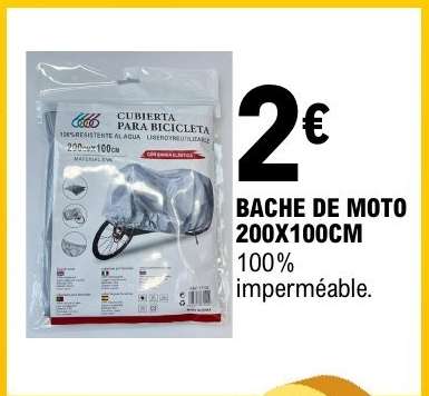 BACHE DE MOTO 200X100CM