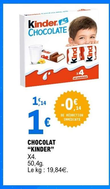 CHOCOLAT KINDER