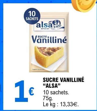 SUCRE VANILLINÉ “ALSA”