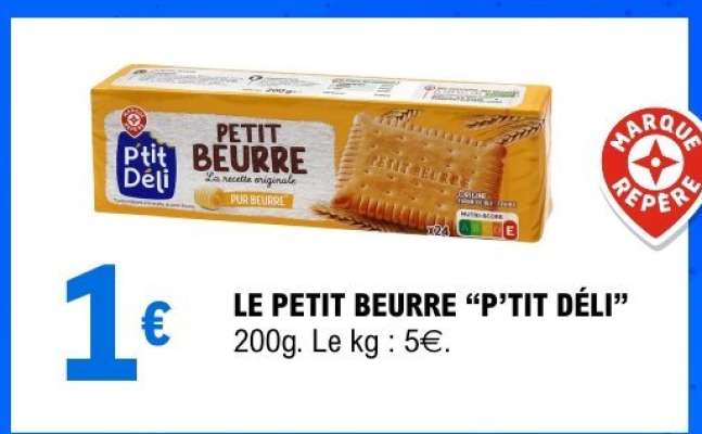 LE PETIT BEURRE “P’TIT DÉLI”