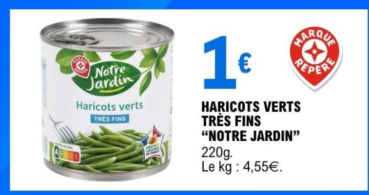 HARICOTS VERTS TRÈS FINS “NOTRE JARDIN”