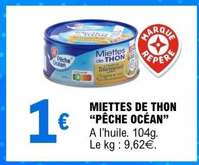 MIETTES DE THON “PÊCHE OCÉAN”