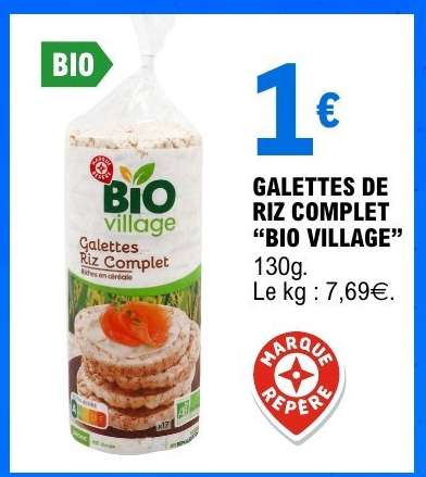GALETTES DE RIZ COMPLET “BIO VILLAGE”