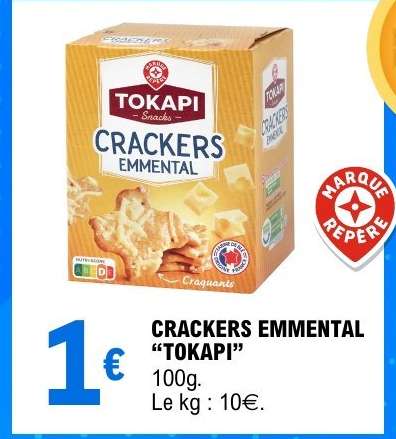 CRACKERS EMMENTAL “TOKAPI”