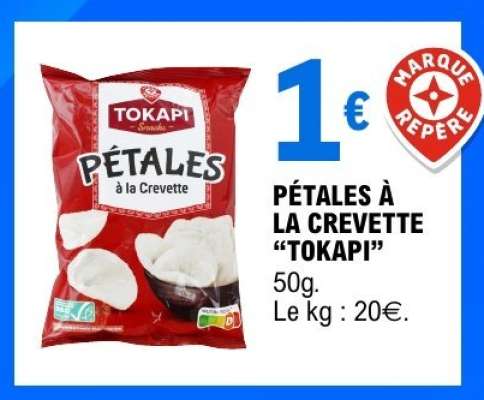 PÉTALES À LA CREVETTE “TOKAPI”