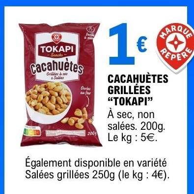 CACAHUÈTES GRILLÉES “TOKAPI”