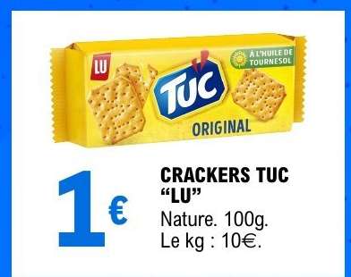 CRACKERS TUC "LU"