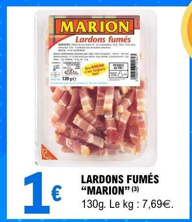 LARDONS FUMES “MARION”
