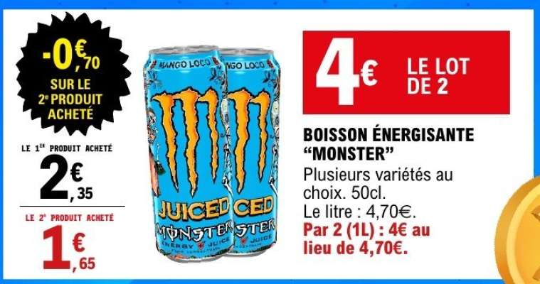 Boisson Energisante Monster
