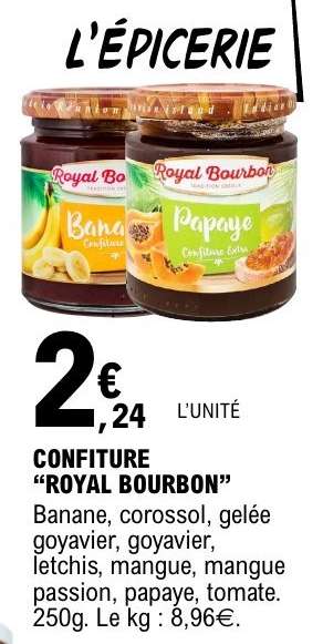 CONFITURE “ROYAL BOURBON”