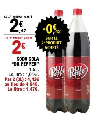 Soda Cola 'Dr Pepper'