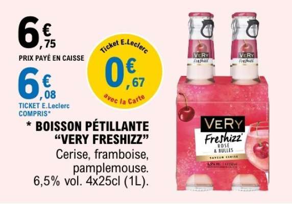 Boisson Pétillante 'Very Freshizz'