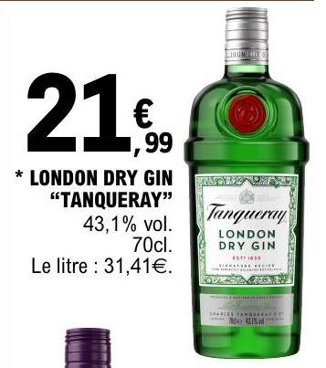 LONDON DRY GIN 'TANQUERAY'