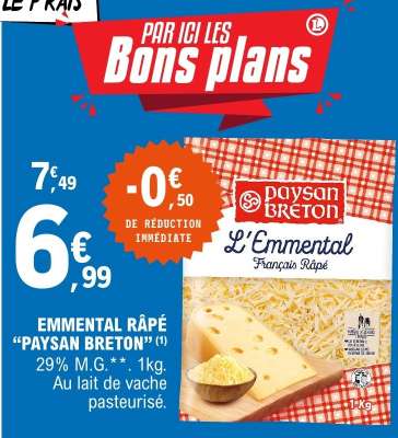 EMMENTAL RÂPÉ "PAYSAN BRETON"