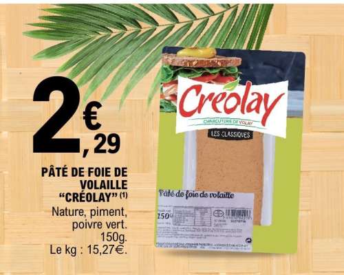 PÂTÉ DE FOIE DE VOLAILLE “CRÉOLAY”